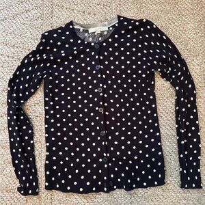 LOFT Polka Dot Cardigan NWT